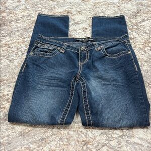 Zco Women's Dark Blue Skinny Jeans